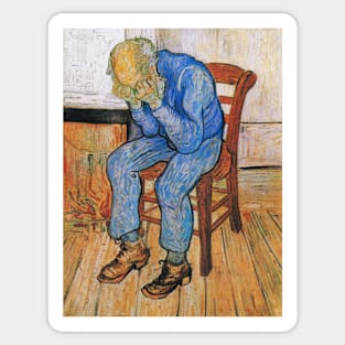 At Eternity's Gate by Vincent van Gogh Sticker